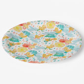 Assiettes En Carton Penny Puddle Duck (Angle)