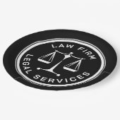 Assiettes En Carton Pensez à la justice - Droit classique (Angle)