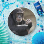 Assiettes En Carton Pensez À Monkeying (Fête)