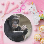 Assiettes En Carton Pensez À Monkeying (Fête)