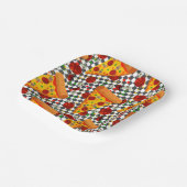 Assiettes En Carton Pepperoni chaud     (Angulaire)