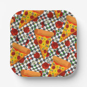 Assiettes En Carton Pepperoni chaud     (Recto)