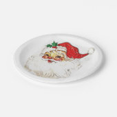 Assiettes En Carton Père Noël (Angle)