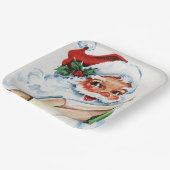 Assiettes En Carton Père Noël (Angulaire)