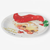 Assiettes En Carton Père Noël (Angle)