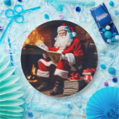 Assiettes En Carton Père Noël (Fête)