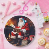 Assiettes En Carton Père Noël (Fête)