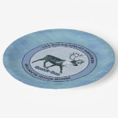 Assiettes En Carton Père Noël 1er Polar Airlift Sqdn - Subduit (Angle)