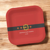 Assiettes En Carton Père Noël Baby Holiday Christmas Party