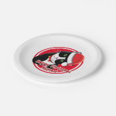 Assiettes En Carton Père Noël Cat (Angle)