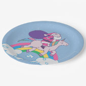 Assiettes En Carton Père Noël Christmas Unicorn (Angle)