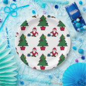 Assiettes En Carton Père Noël Et Noël (Fête)