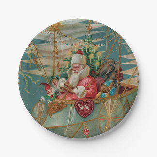 Assiettes En Carton Père Noël et ses plaques de papier Extraordinaires
