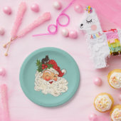 Assiettes En Carton père Noël no 5 (Fête)