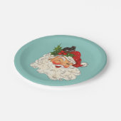 Assiettes En Carton père Noël no 5 (Angle)