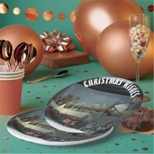 Assiettes En Carton Père Noël Pôle Nord Noël