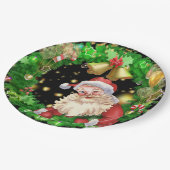 Assiettes En Carton Père Noël : Une icône festive (Angle)