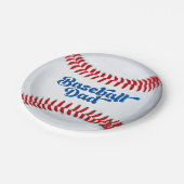 Assiettes En Carton Père père de baseball (Angle)