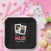 Assiettes En Carton Perfect Pair Casino Theme Couples Photo (Fête)
