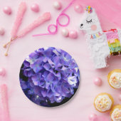 Assiettes En Carton Périwinkel hydrangeas fleurs violettes fleurs bleu (Fête)