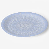 Assiettes En Carton Periwinkle Mandala - Bora in Juniper Berry (Angle)