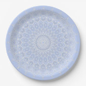 Assiettes En Carton Periwinkle Mandala - Bora in Juniper Berry (Devant)