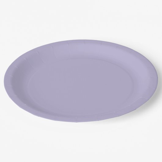 Assiettes En Carton Periwinkle Purple (Angle)
