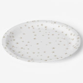 Assiettes En Carton Perles et Prosecco Elégante douche nuptiale (Angle)