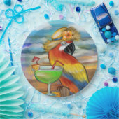 Assiettes En Carton Perroquets (Fête)