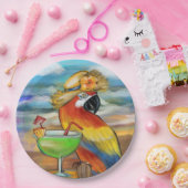 Assiettes En Carton Perroquets (Fête)