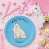 Assiettes En Carton Persian cat (Fête)