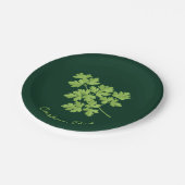 Assiettes En Carton Persil (Angle)