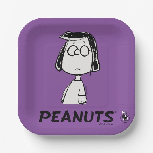 Assiettes En Carton Persistance des cacahuètes | Marcie (Recto)