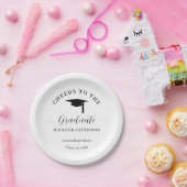 Assiettes En Carton Personalized Cheers Graduate Graduation (Fête)