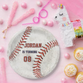 Assiettes En Carton Personalized Dirty Baseball Looking Grunge Party (Fête)