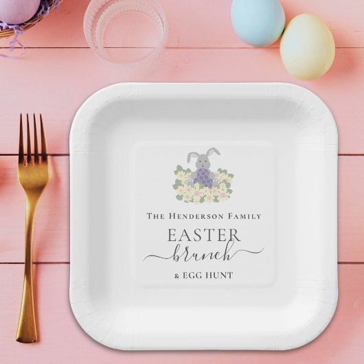 Assiettes En Carton Personalized Easter Brunch and Egg Hunt