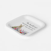 Assiettes En Carton Personalized Easter Egg Hunt Brunch Bunny Floral (Angulaire)