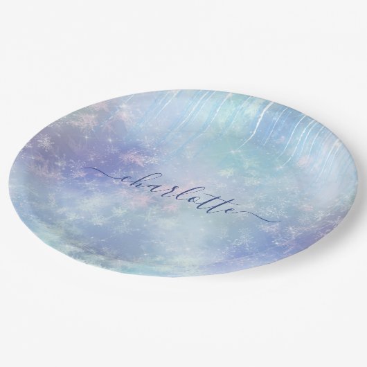 Assiettes En Carton Personalized Frozen Icicles Short (Angle)