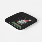 Assiettes En Carton Personalized Golf Ball Christmas Tree Santa Hat  (Angulaire)