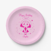 Assiettes En Carton Personalized Happy Birthday  (Devant)