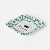 Assiettes En Carton Personalized Ivy Botanical Graduation (Angulaire)