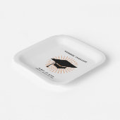 Assiettes En Carton Personalized Minimalist Graduation Cap Party (Angulaire)
