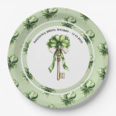 Assiettes En Carton Personalized St. Patrick’s Day Bridal Shower (Devant)