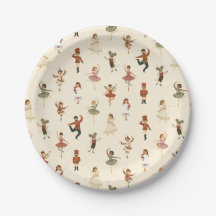 Personnages de ballet de Casse-Noisette Crème fête