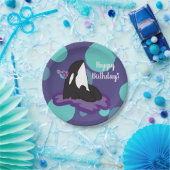 Assiettes En Carton Personnalisable Orca Killer Whale Anniversaire (Fête)