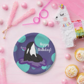 Assiettes En Carton Personnalisable Orca Killer Whale Anniversaire (Fête)