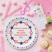 Assiettes En Carton Personnalisable Parti patriotique Essentials (Fête)