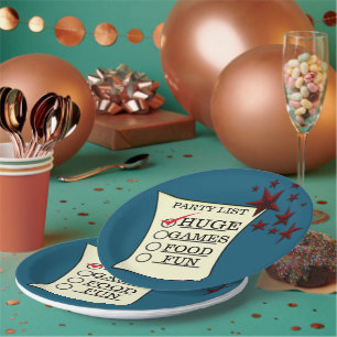 Assiettes En Carton Personnalisation de la célébration du GRAND parti