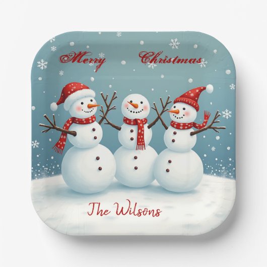 Assiettes En Carton Personnalisé (Recto)