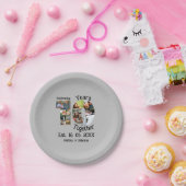 Assiettes En Carton Personnalisé 10e anniversaire mariage 11 photo col (Fête)